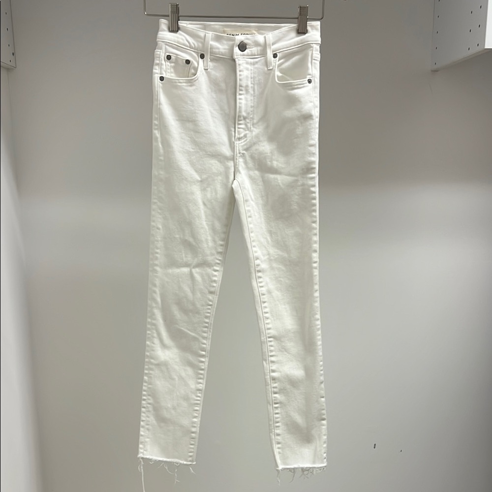 Denim Forum Women's White Jeans